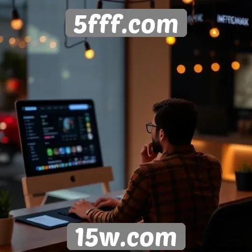 Experiência do usuário no site 5fff.com